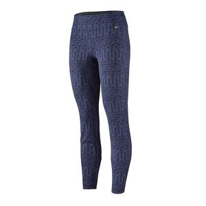 Patagonia Capilene Midweight Baselayer Bottoms Women Small Sidekick Classic Navy